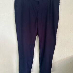 Elegant Men's Dark Blue Dress Pants